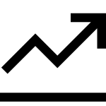 Line Chart SVG Icon